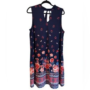 Floral Sleeveless Dress‎